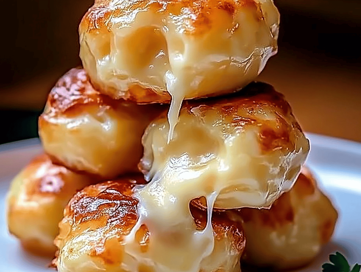 Cheesy Mashed Potato Puffs