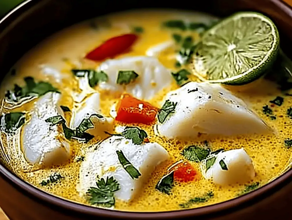 Coconut Lime Fish Soup