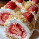 Strawberry Shortcake Cheesecake Rolls