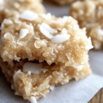 Easy No-Bake Coconut Cookies