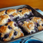 Delicious Blueberry Butter Swim Biscuits