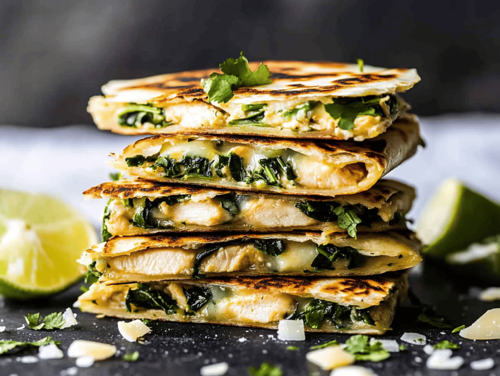 Cilantro-Lime Chicken Quesadillas: Quick & Flavorful!