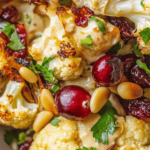 Tahini Roasted Cauliflower Delight