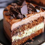 Decadent Banana Chocolate Cheesecake