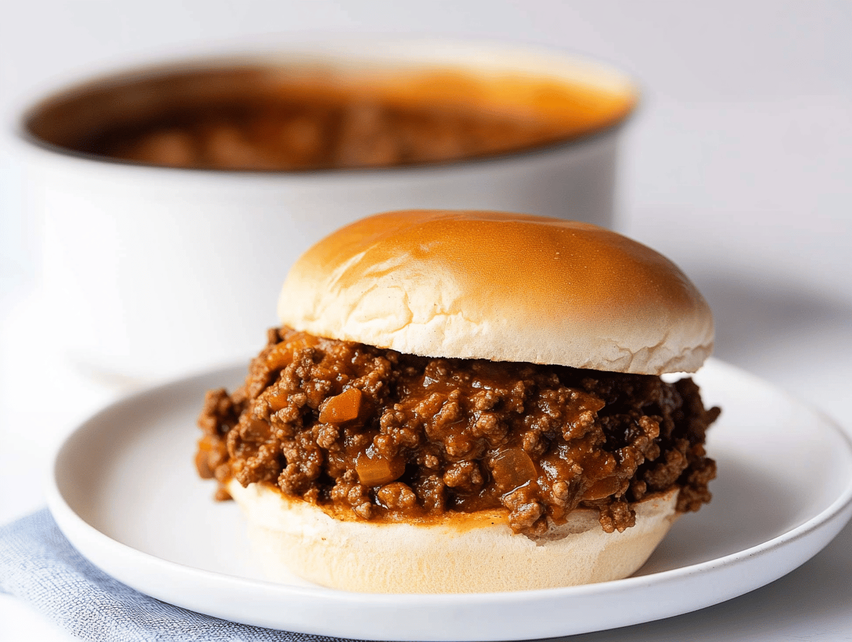 Quick and Tasty Homemade Sloppy Joes