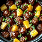 Tropical Delight: Crockpot Hawaiian Meatballs