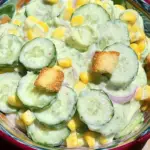 Refreshing Creamy Cucumber and Avocado Salad