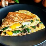 Savory Onion and Egg Mushroom Wrap