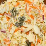 Deliciously Creamy Coleslaw Salad