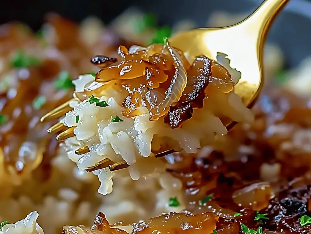 Delicious French Onion Butter Rice