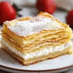 Decadent Vanilla Custard Puff Pastry Cake