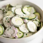 Refreshing Creamy Cucumber Salad