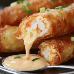 Delicious Crab Cake Egg Rolls