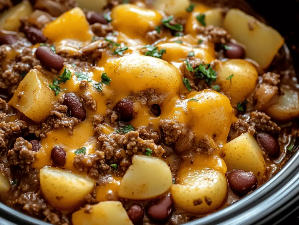 Slow Cooker Cowboy Casserole