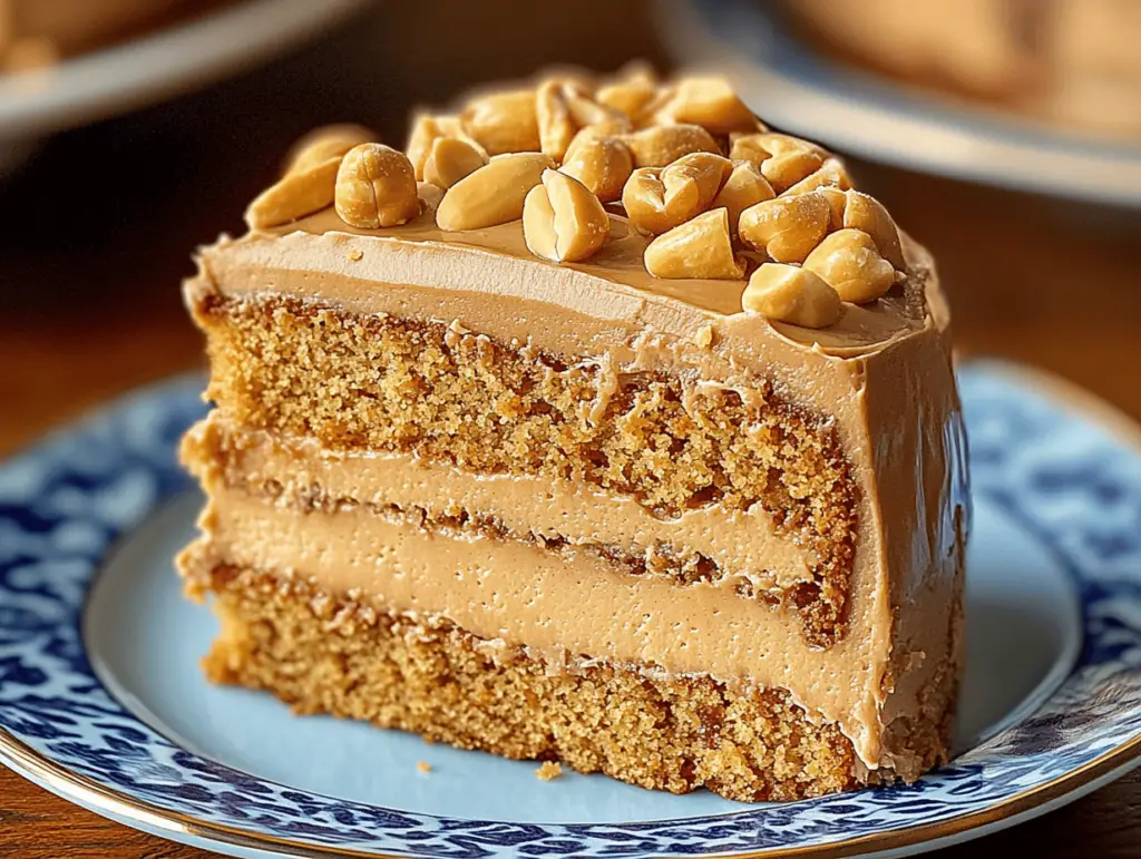 Old-Fashioned Peanut Butter Cake