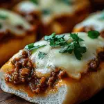 Cheesy Garlic Bread Sloppy Joes