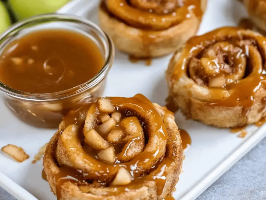 Caramel Apple Cinnamon Rolls