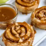 Caramel Apple Cinnamon Rolls