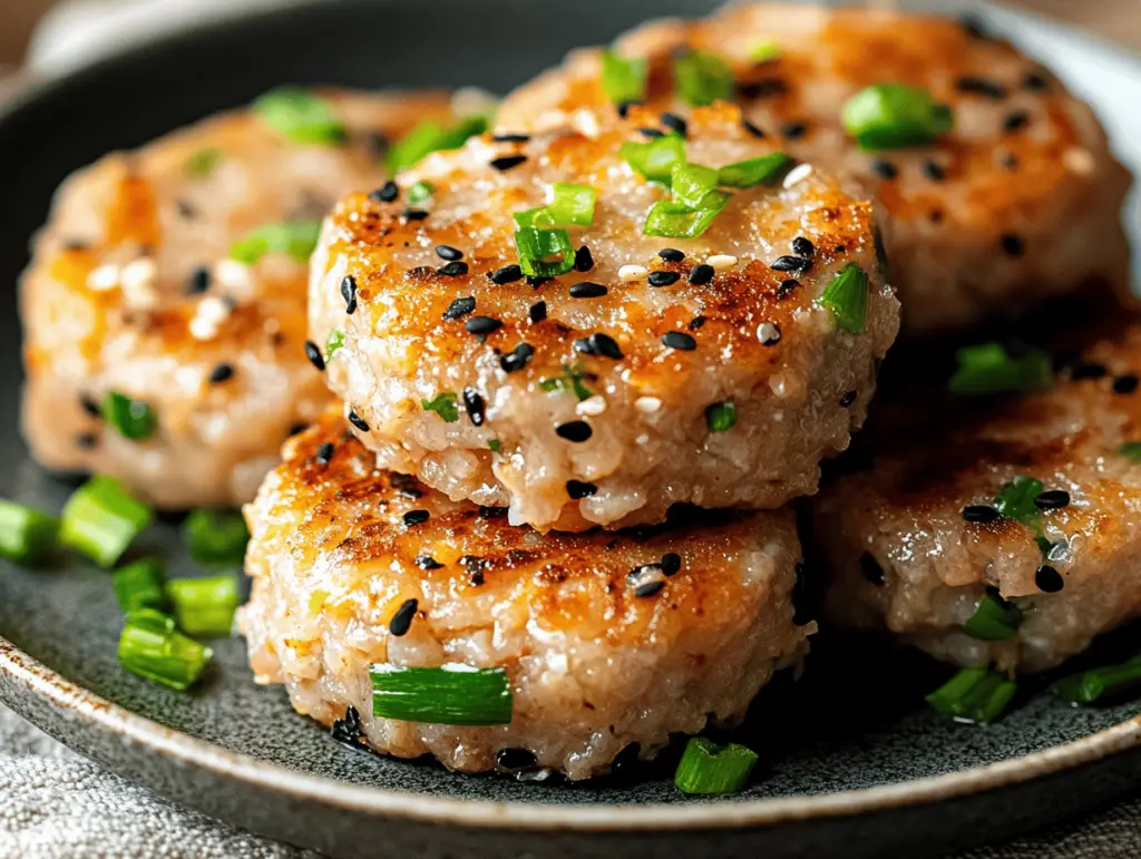 Asian-Style Tuna Cakes with Spicy Mayo