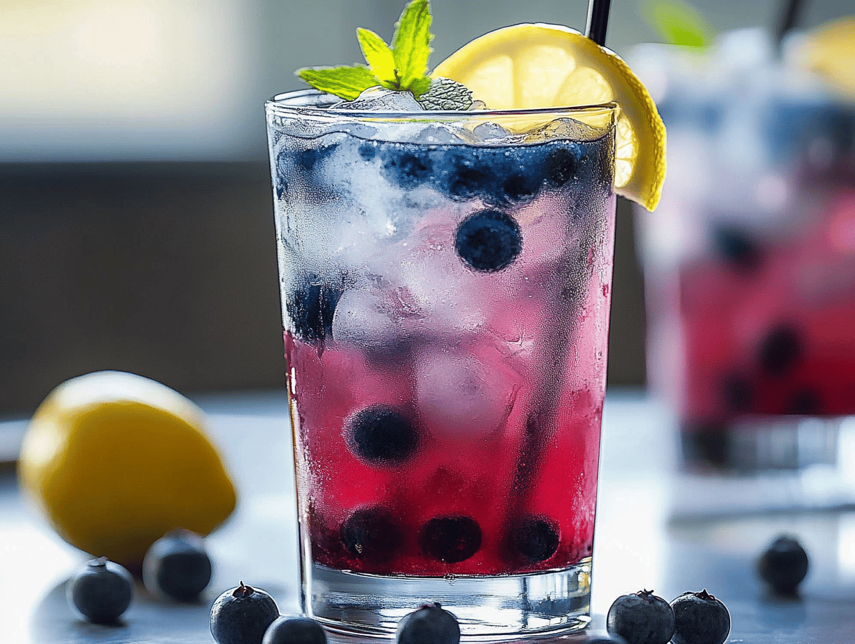 How to Make Blueberry Tea Lemonade