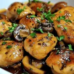 Black Pepper Chicken with Mushrooms