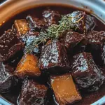 Succulent Short Ribs Slow-Cooked in Cola