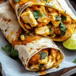 Folded Crispy Chipotle Chicken Wraps