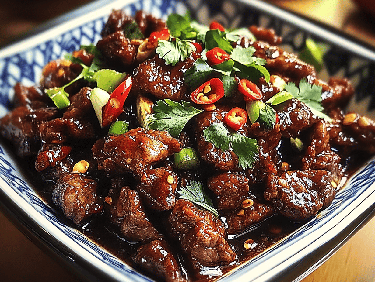 Sichuan Dry-Fried Beef (Gan Bian Niu Rou)