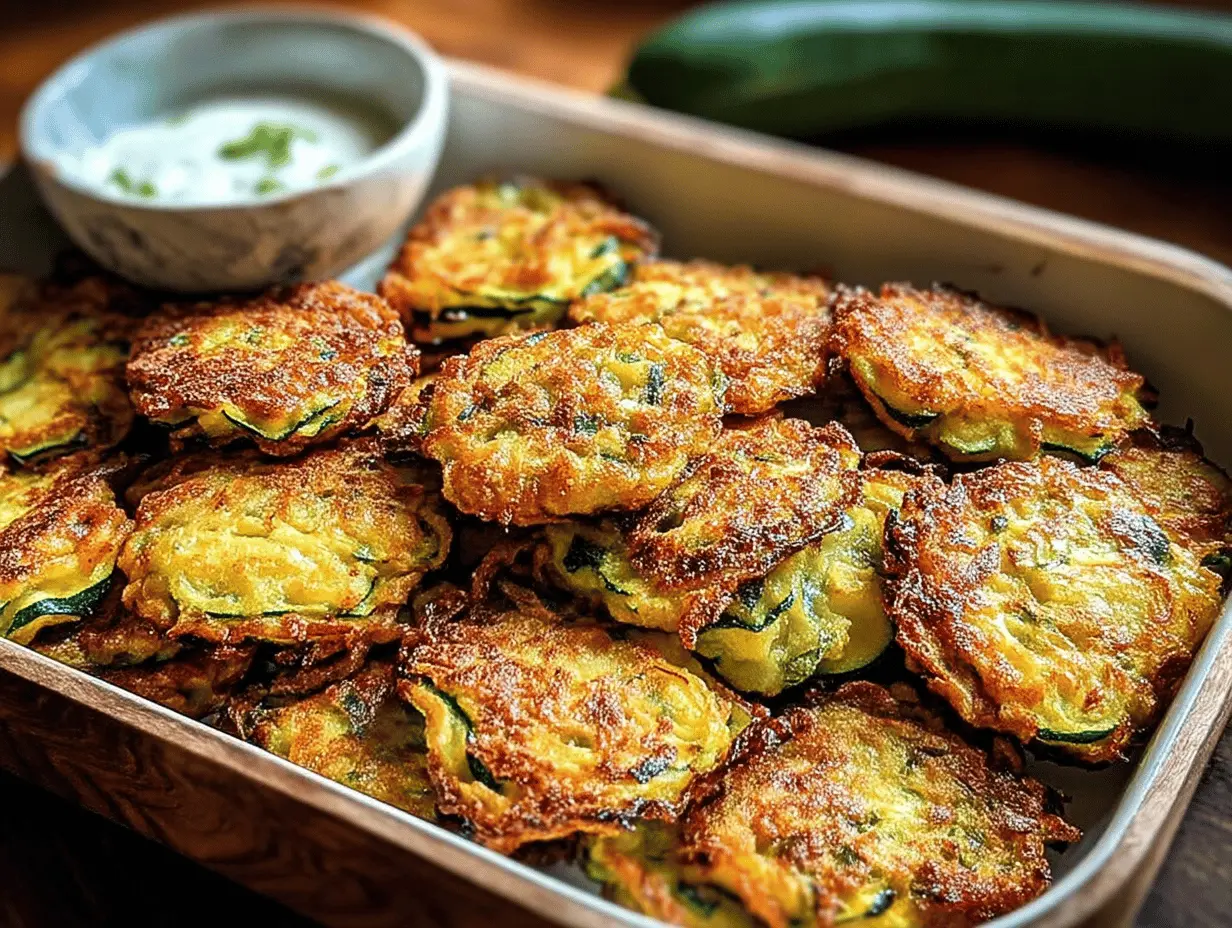 Crispy Zucchini Fritters: A Guilt-Free Snack Everyone Will Love