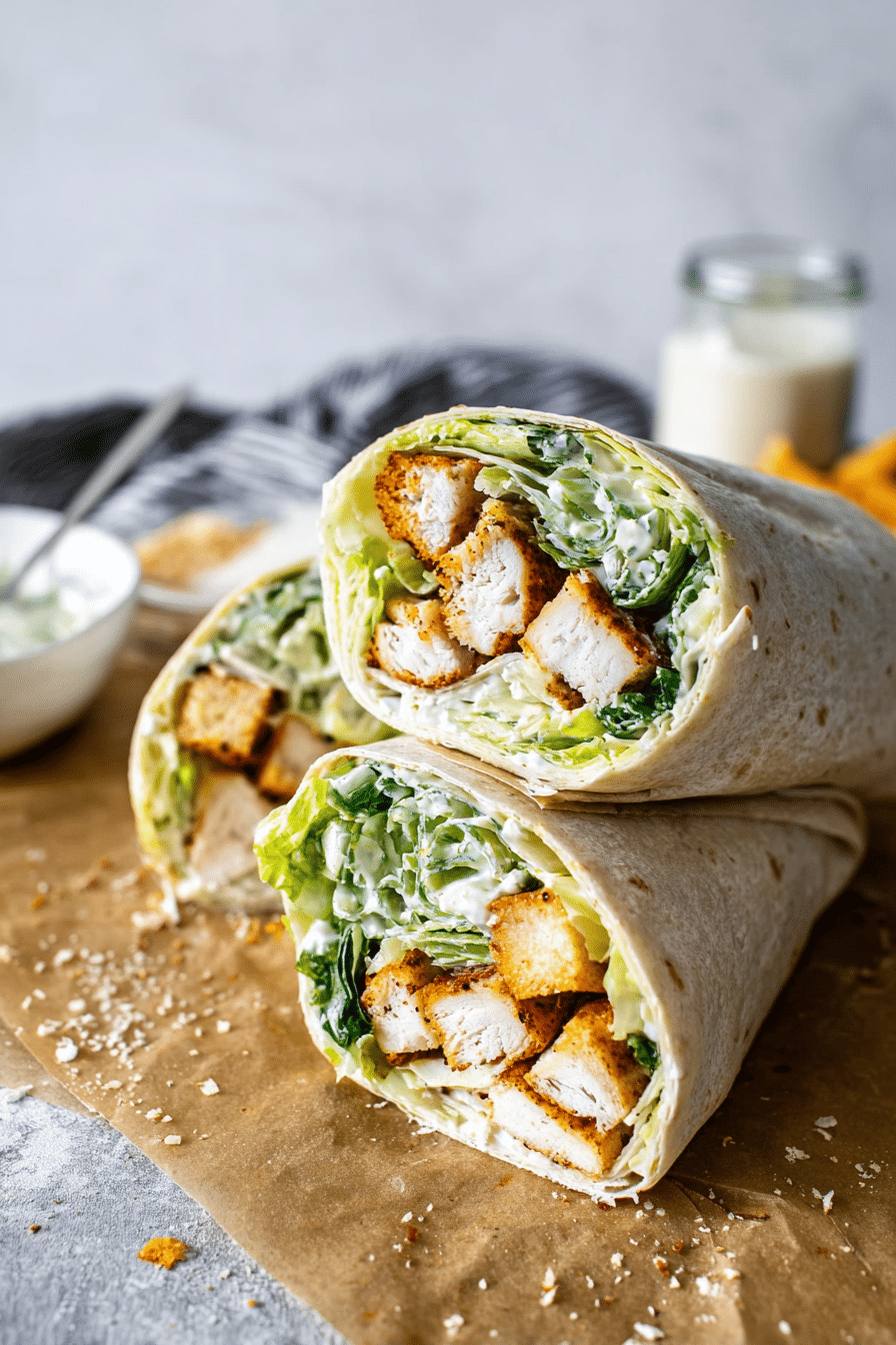 Delicious Chicken Caesar Wraps: Your Quick & Easy Lunch Solution