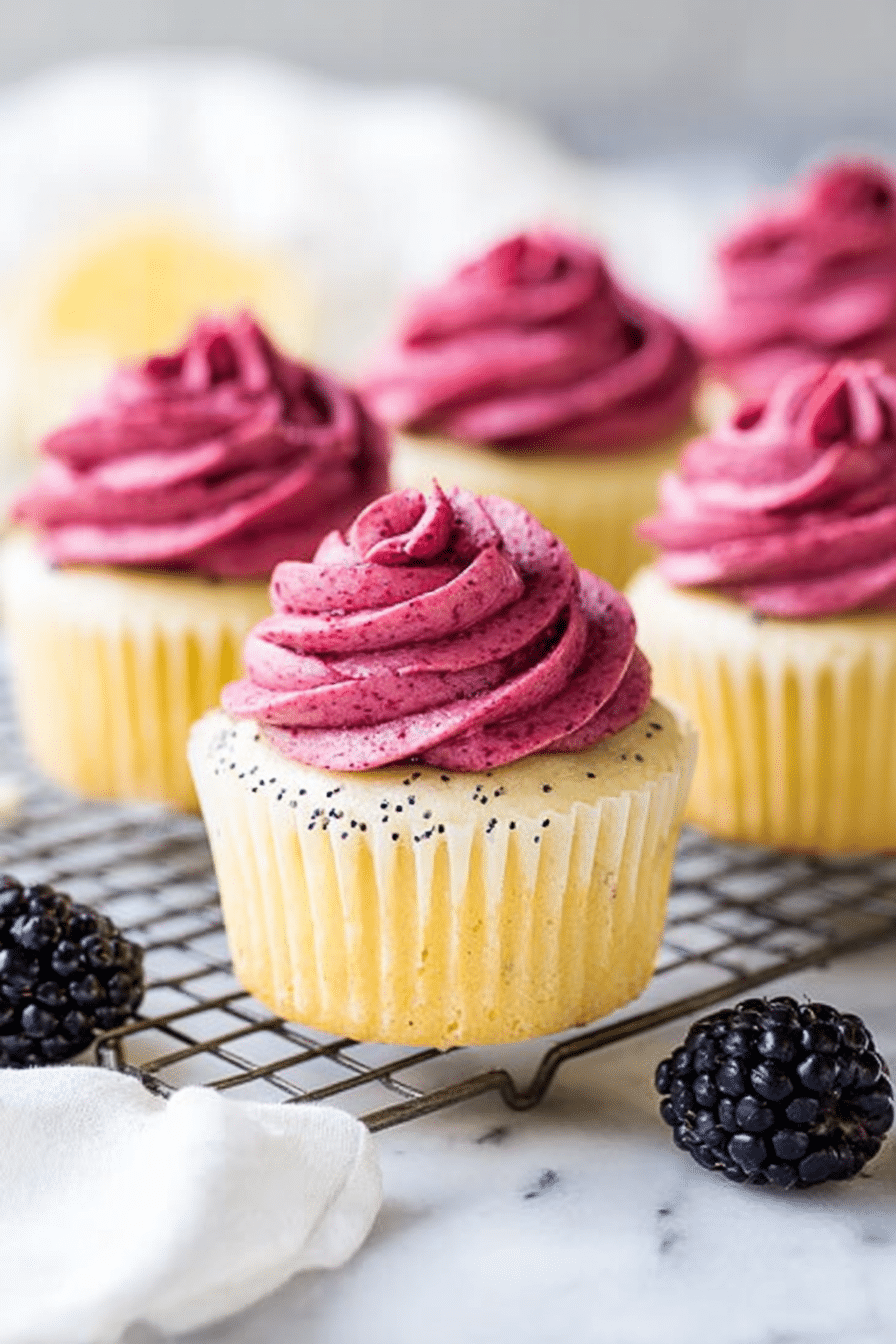 Delightful Lemon Poppy Seed Cupcakes with Unique Frosting Ideas