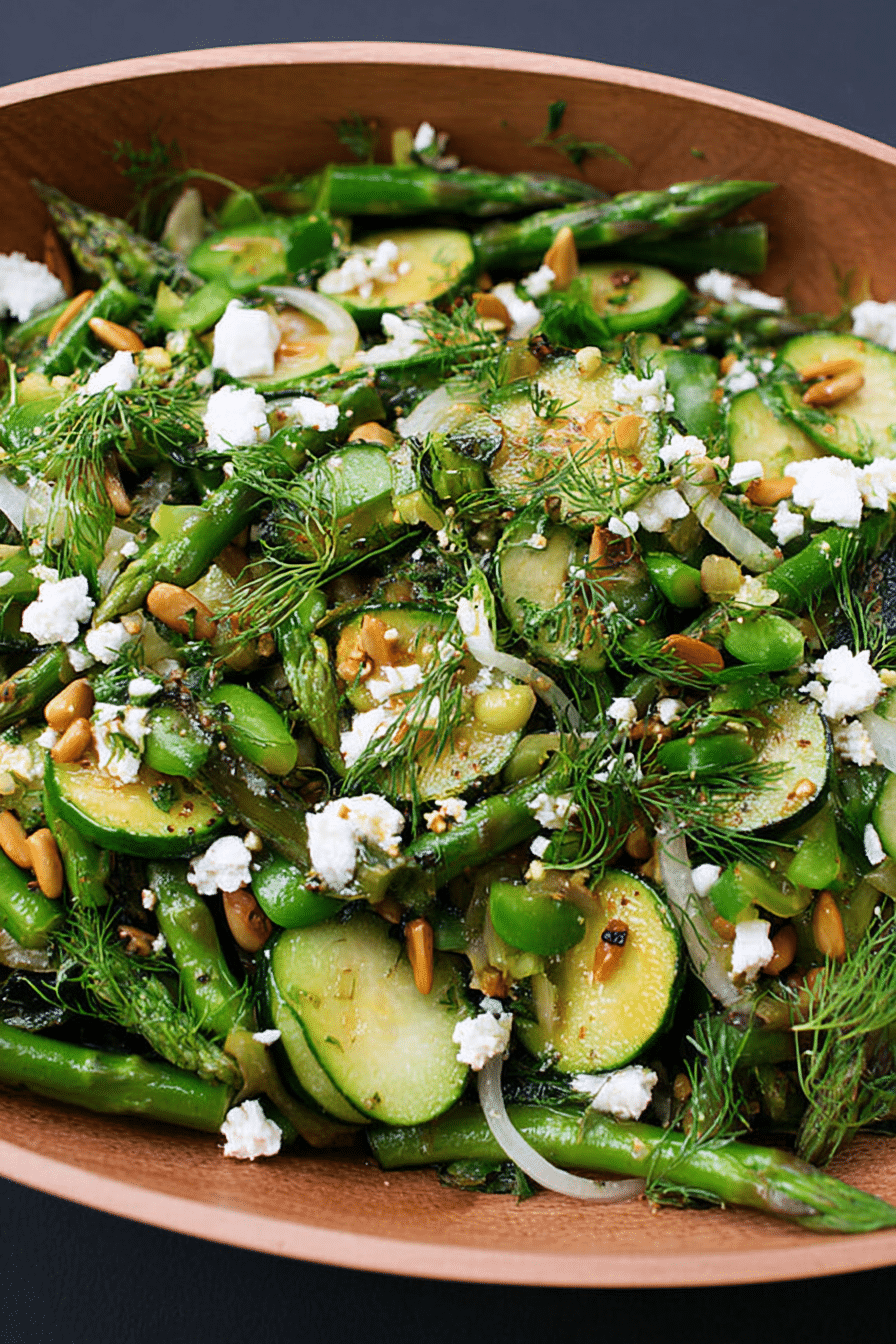 Sautéed Spring Vegetable Salad: A Quick and Healthy Delight