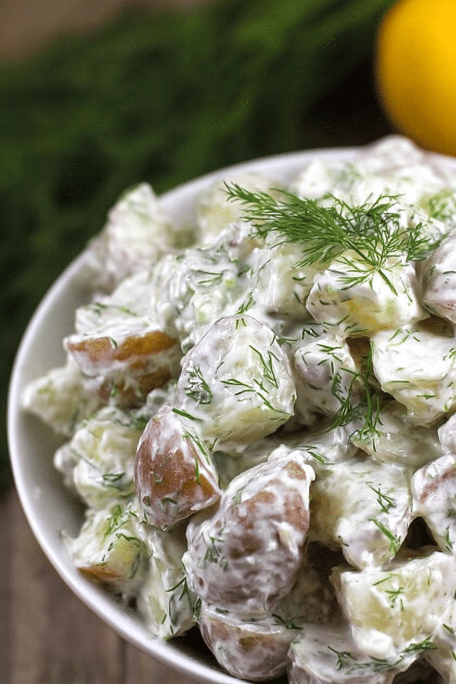The Quick Creamy Dill Potato Salad I Make for Every BBQ