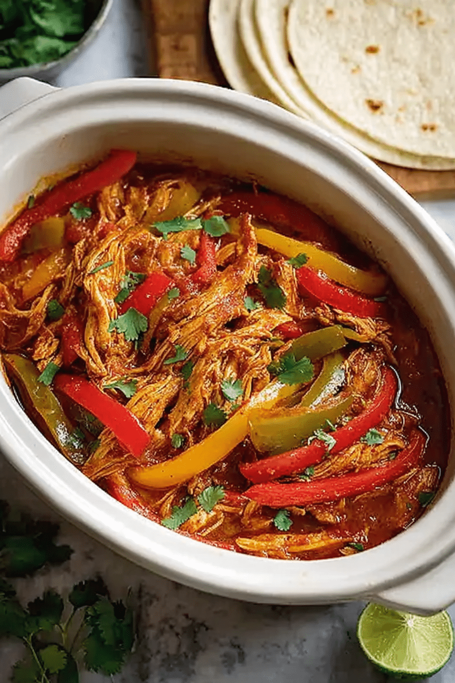 The Crockpot Chicken Fajitas My Family Asks for Every Week
