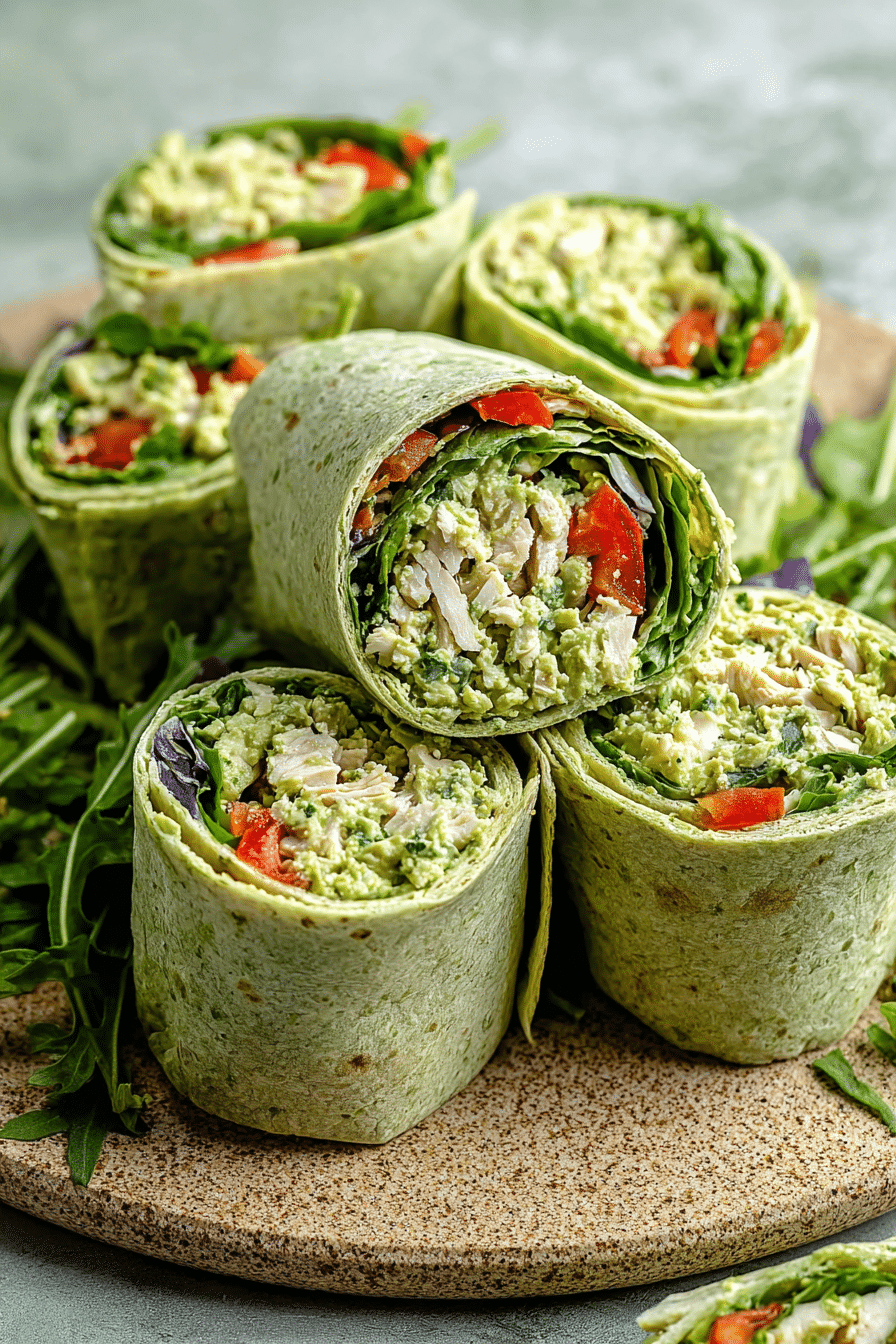 The Green Goddess Chicken Salad Wraps I Make for Meal Prep