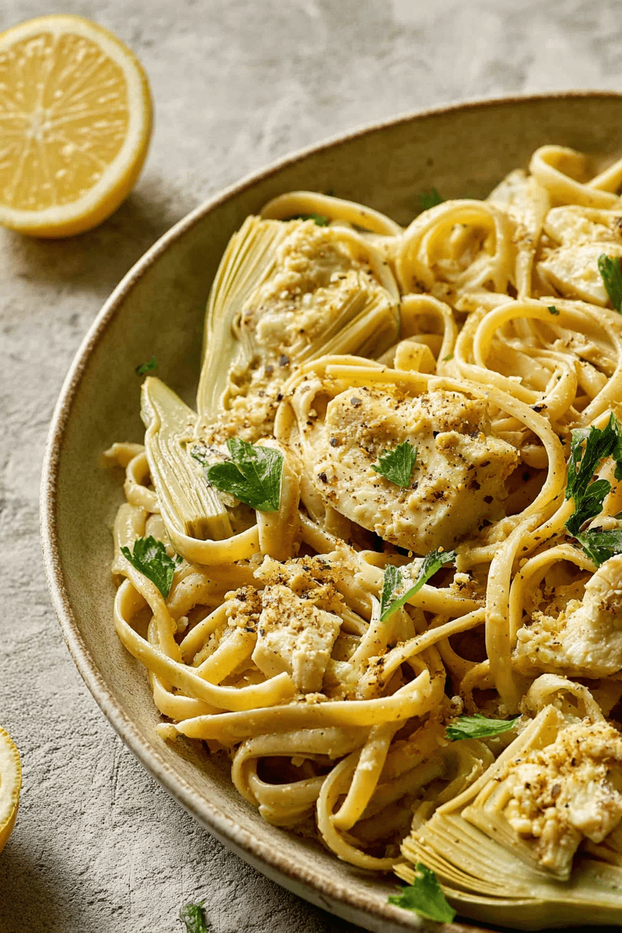 The Weeknight Pasta I Make: Artichoke and Lemon Linguine