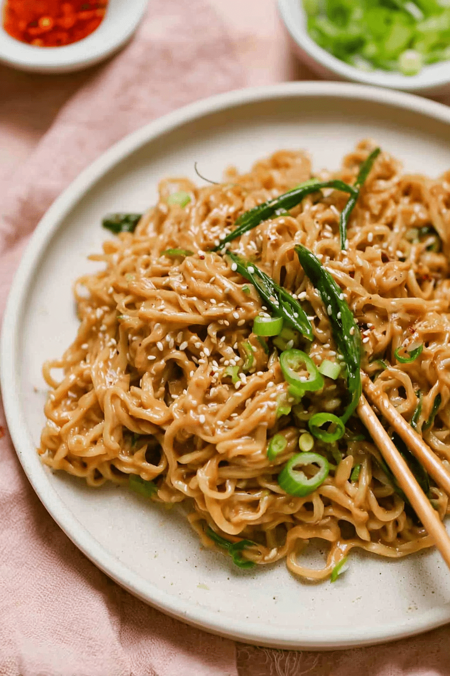 The Cold Spicy Peanut Sesame Noodles I Make for Busy Weeknights