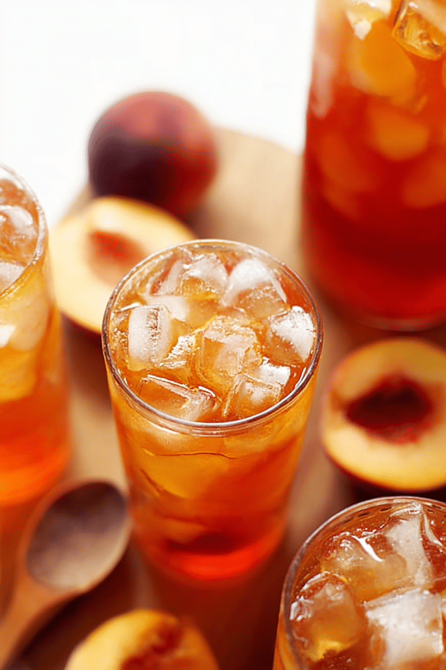 How I Make the Perfect Peach Iced Tea in Under 15 Minutes