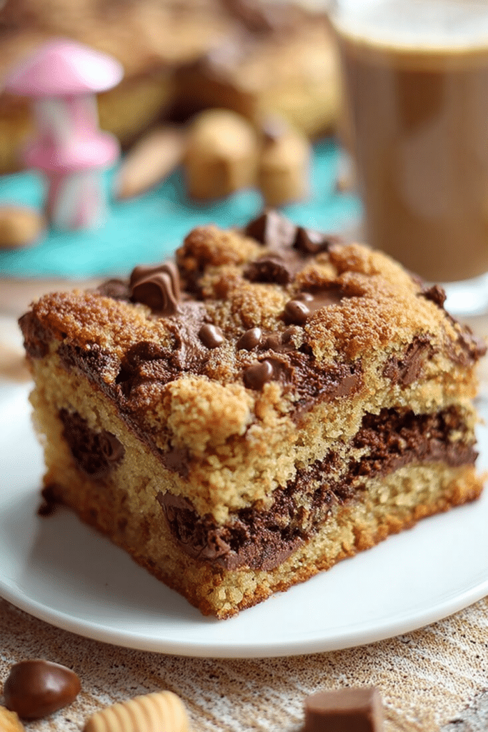 Delicious picnic cake on a picnic blanket with fruits and flowers