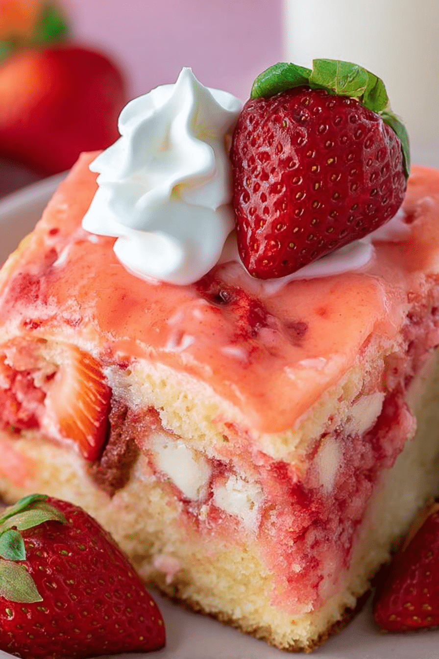 The Strawberry Cheesecake Cake I Bring to Every Summer Party