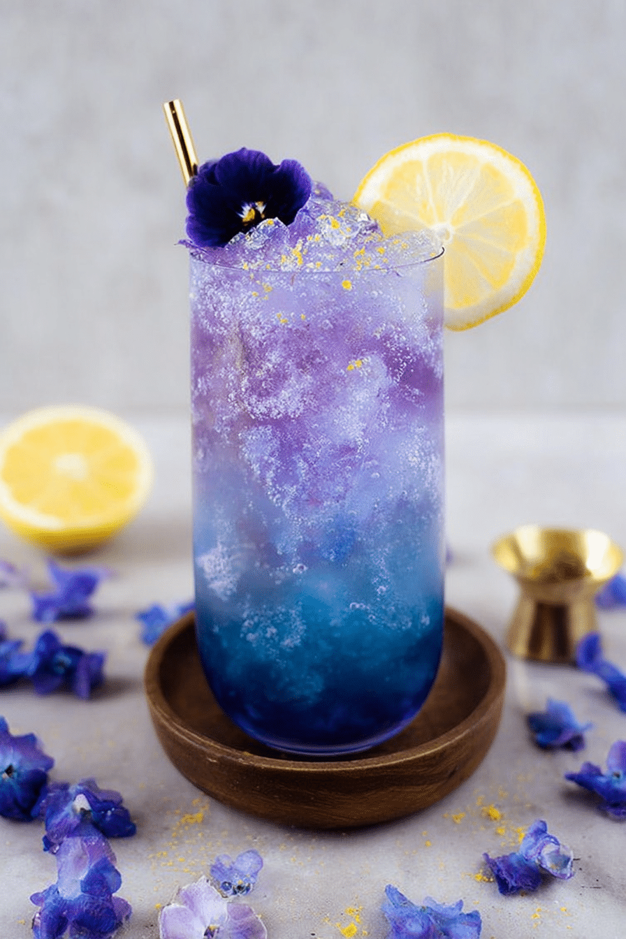 The Mocktail My Guests Always Ask For: Citrus Magic Blue Mocktail